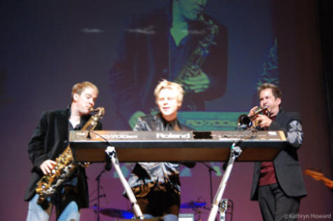 Brian Culbertson with Darren Rahn and Gabriel at the 2009 Canadian Smooth Jazz Awards